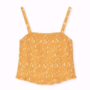 Smocked Crop Top